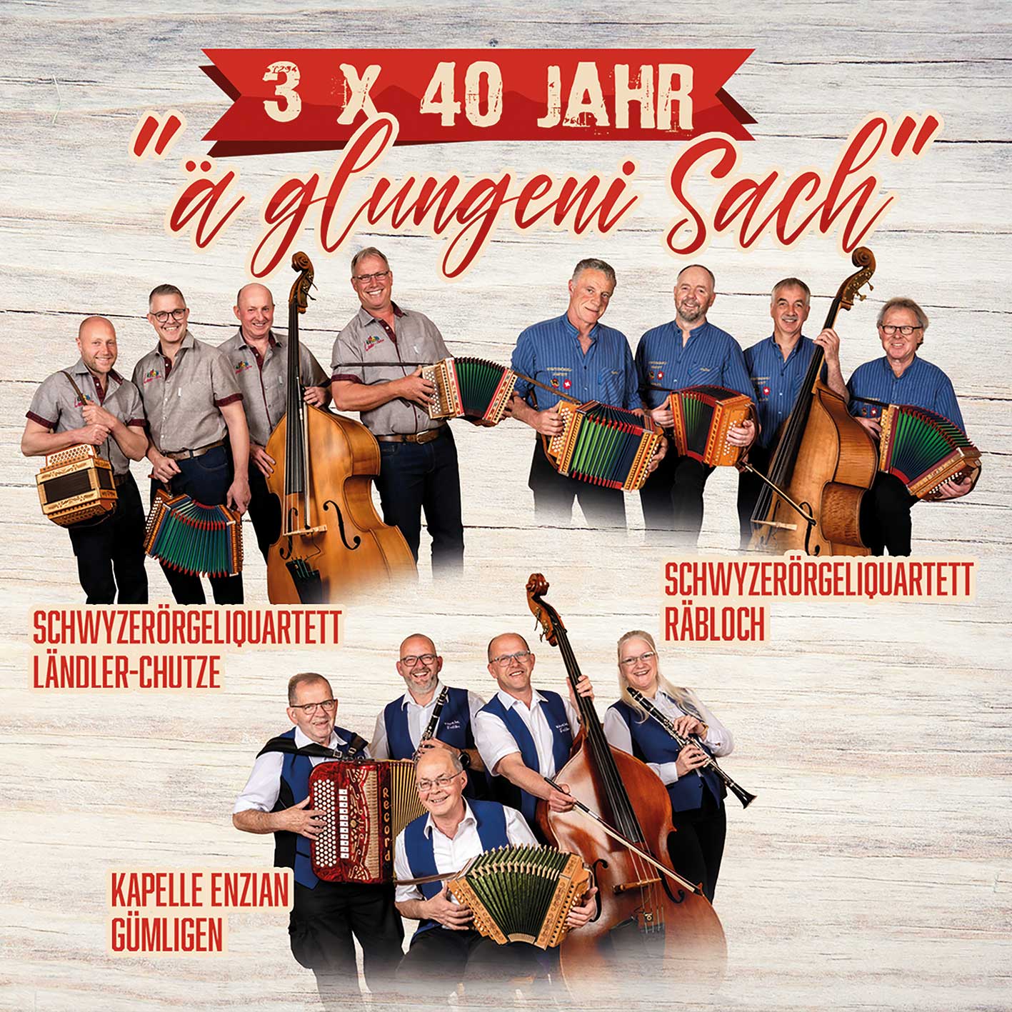 3 x 40 Jahr – Ä glungeni Sach